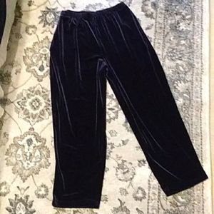 Stretch velvet pants from Coldwater Creek, VGUC